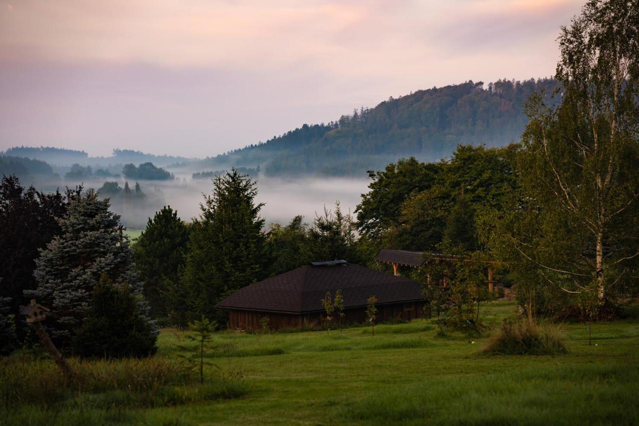 Vyhlídkový srub na kraji Brd Vila Hurky  Exterior foto