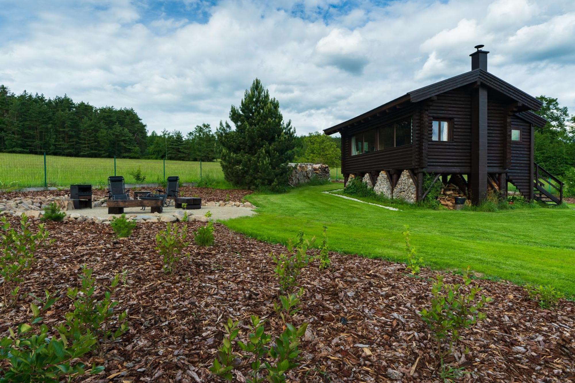 Vyhlídkový srub na kraji Brd Vila Hurky  Exterior foto